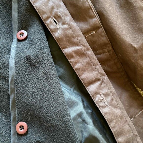 Oakley Software Trench Long Coat Size L Men's Brown - Picture 5 of 10